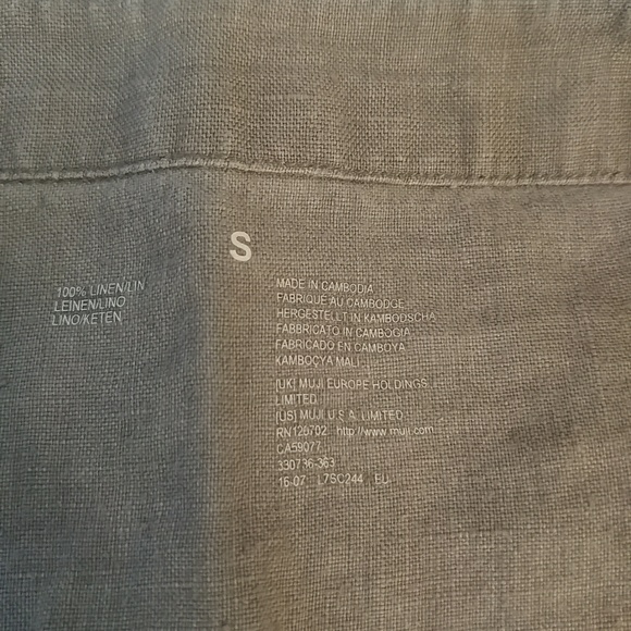 Grey 100% linen sheath dress. - Picture 9 of 11